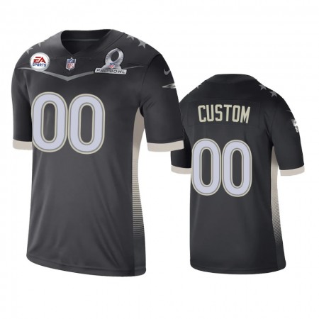 Herren New England Patriots Trikot Personalisiert Game 2021 AFC Pro Bowl Grau